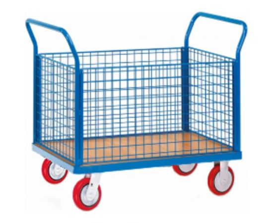 МосТележка Тележка платформенная с 4-мя сетчатыми бортами 820x1220 ТПС4-12282 