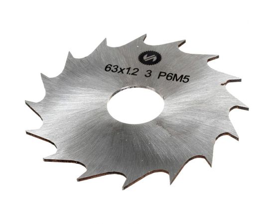 Фреза отрезная (63х1.2х16 мм; Р6М5; т3; Z=16; 2254-0502 ГОСТ 16230-81) ИНСТУЛС 00001416899 