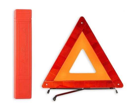 Знак аварийной остановки ООО Завод Сим-Пласт стандарт, металлическая крестообразная ножка ZN-02 