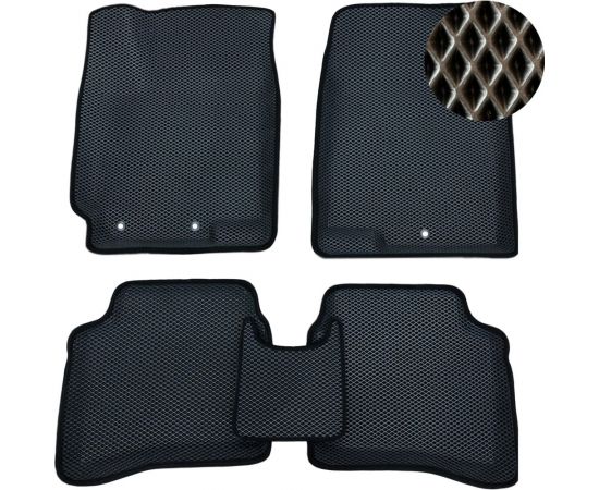 Автоковрики 3D ЕВА SKODA YETI 2009-2018 черный 2043311149530 