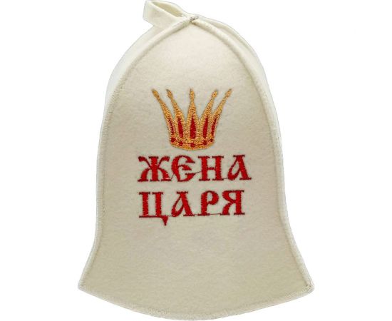 Шапка для бани Бацькина баня Жена Царя 10033 