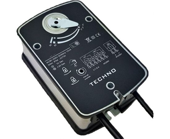 Электропривод противопожарный с пружиной SF-05DF/230V 5Nm, ON/OFF, 2SPDT, 230AC TECHNO 410510 