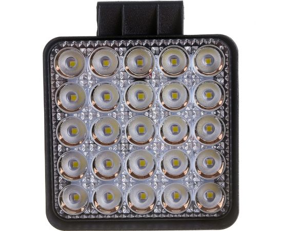 Фара рабочего света АВТОЭЛЕКТРИКА LED квадр., 12/24В, 25 светодиодов/75Вт, рассеяный (ближний) свет AE75S-25LED-42PC 