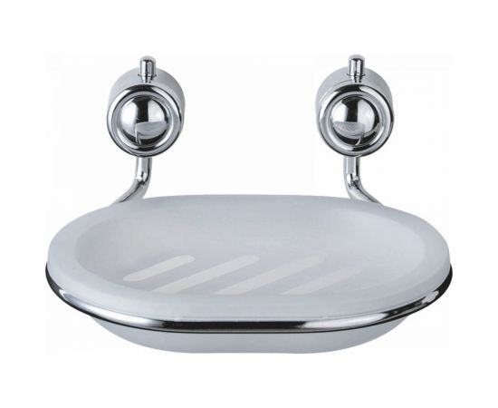 Подвесная мыльница Рыжий кот хромированный металл, пластик, крепление: шуруп B0922 002483 