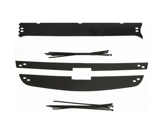 Зимняя заглушка решетки радиатора и переднего бампера Русская Артель для Chevrolet Niva Bertone 2009- ZRC-132602 