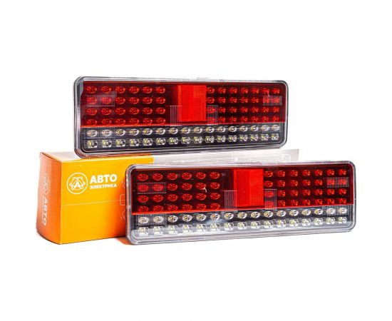 Задний фонарь АВТОЭЛЕКТРИКА для КАМАЗ, МАЗ с бегущим указателем поворота 8512.3716-21-TRS 
