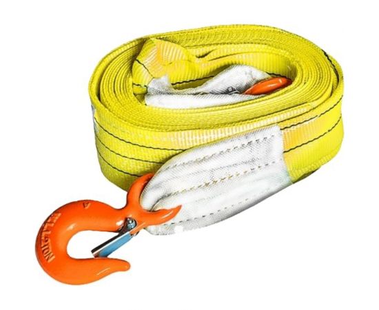 Буксировочный текстильный трос ООО КанТраст 18 т, 6 м, крюк-крюк tbt186000kk 