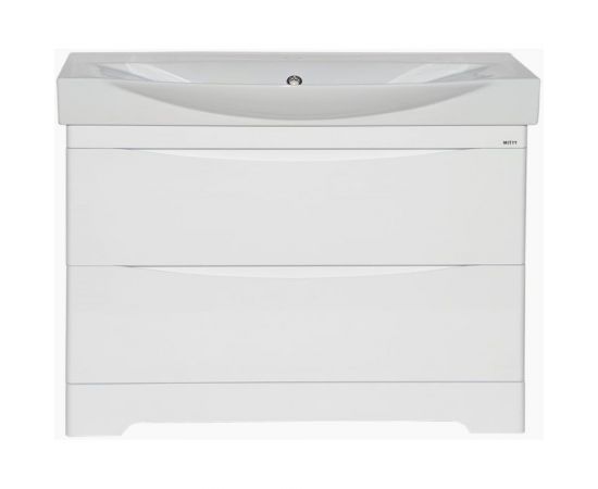 Misty Элвис -105 Тумба напольная с 2 ящ. белая эмаль П-Элв01105-0112Я 