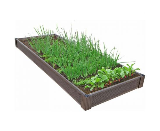 Грядка из ДПК УЛИЧНЫЕ ЛЕСТНИЦЫ Патио 1 14x200x100 см GRD-1-2010 