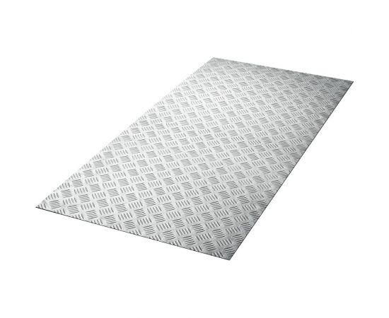 Алюминиевый рифленый лист ЗУБР Квинтет 600x1200x1.5 мм 53830 