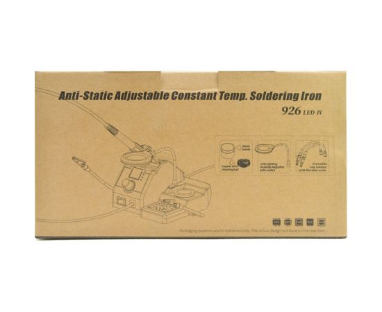 Паяльник W.E.P 926 LED-IV 60W с лупой и держателем плат М7752078 – изображение 13