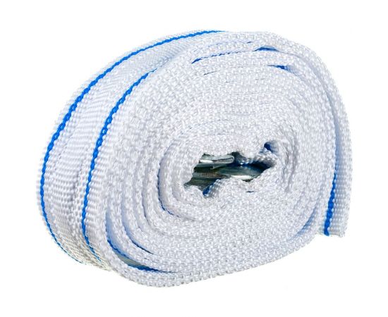 Ленточный буксировочный трос АВТОСТОП 10000кг L - 6м, с крюками в чехле AB-10ЧK – изображение 2