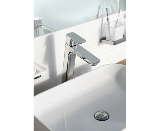 RAVAK Смеситель для умывальника без донного клапана TD F 015.00 высокий X070130 – изображение 2