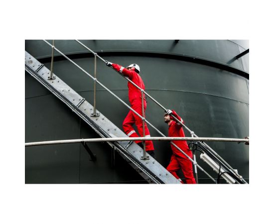 PORTWEST Огнестойкий антистатический комбинезон с двумя карманами FR50, размер M FR50ORRM – изображение 2