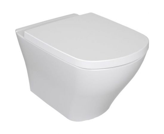 RAVAK Унитаз подвесной CLASSIC RimOFF безободковый белый X01671 – изображение 2