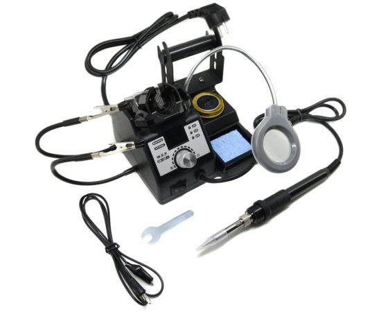 Паяльник W.E.P 926 LED-IV 60W с лупой и держателем плат М7752078 – изображение 2