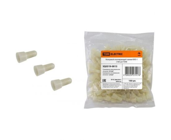 Концевой изолирующий зажим TDM КИЗ-1, 100 шт SQ0519-0015 – изображение 3