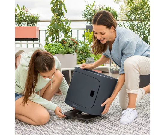 LECHUZA Модуль-подставка для хранения инвентаря PILA STORAGE Color, цвет Голубой, 15921 – изображение 3