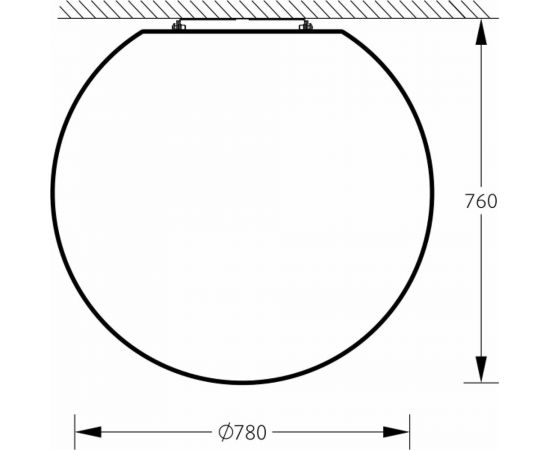 Настенно-потолочный светильник m3light SPHERE E27 80см IP65 4000K 11262000 – изображение 3