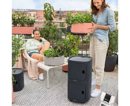 LECHUZA Модуль-подставка для хранения инвентаря PILA STORAGE Color, цвет Голубой, 15921 – изображение 4