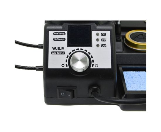 Паяльник W.E.P 926 LED-IV 60W с лупой и держателем плат М7752078 – изображение 5