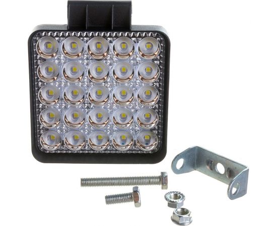 Фара рабочего света АВТОЭЛЕКТРИКА LED квадр., 12/24В, 25 светодиодов/75Вт, рассеяный (ближний) свет AE75S-25LED-42PC – изображение 5