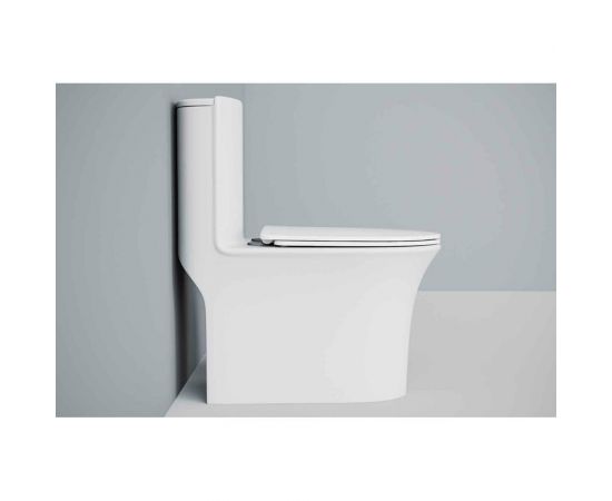 EVA GOLD Монолит SM9612, безободковый, тонкое сиденье ДП с быстрым съёмом УТ-00002052 – изображение 5