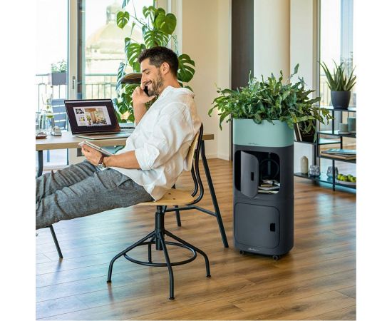 LECHUZA Модуль-подставка для хранения инвентаря PILA STORAGE Color, цвет Голубой, 15921 – изображение 5