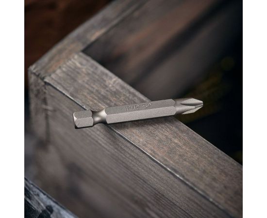 Бита (5 шт; PH2x50 мм; сталь S2) для шуруповерта KRANZ KR-12-6222 – изображение 5