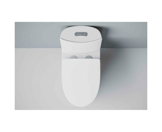 EVA GOLD Монолит SM9612, безободковый, тонкое сиденье ДП с быстрым съёмом УТ-00002052 – изображение 6