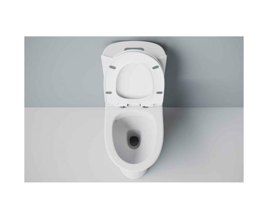 EVA GOLD Монолит SM9612, безободковый, тонкое сиденье ДП с быстрым съёмом УТ-00002052 – изображение 7