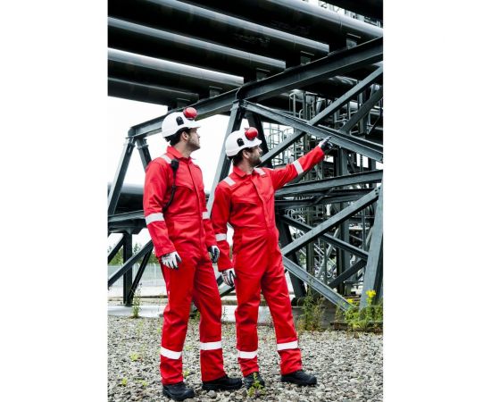 PORTWEST Огнестойкий антистатический комбинезон с двумя карманами FR50, размер M FR50ORRM – изображение 8