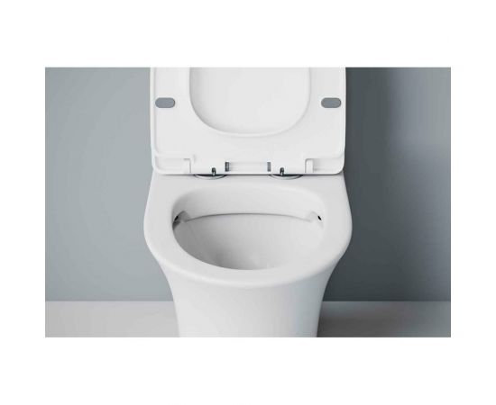 EVA GOLD Монолит SM9612, безободковый, тонкое сиденье ДП с быстрым съёмом УТ-00002052 – изображение 8