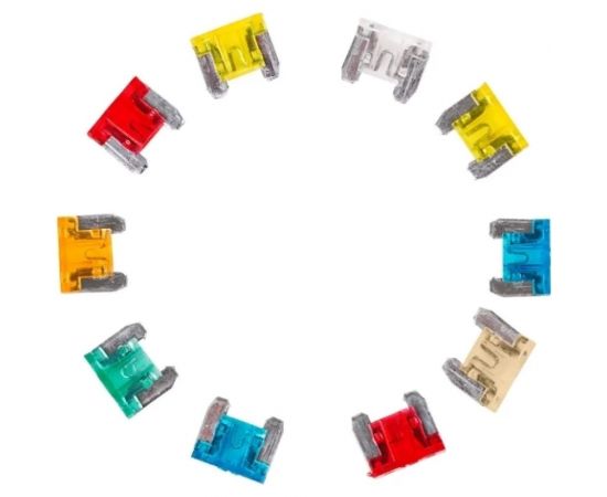 Набор флажковых предохранителей для автомобиля REXANT микро 10 шт., 5-30А 80-7125 