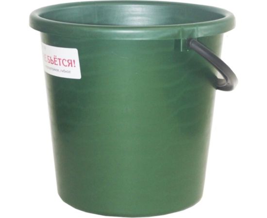 Ведро Мультипласт Групп ЗИМА 10 л, зеленое MPG8430 