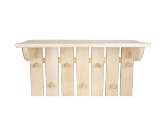 Полка-вешалка Бацькина Баня Классик 30328 