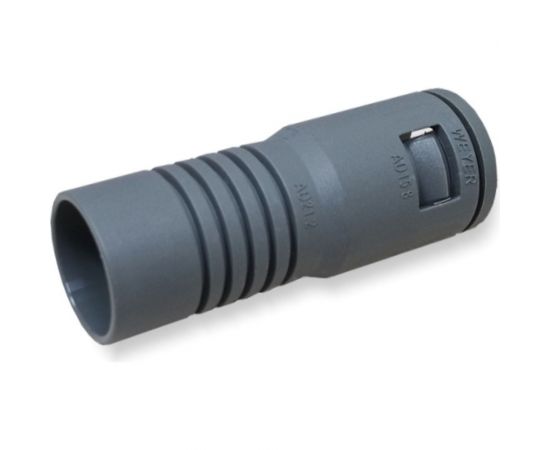 Муфта для гофрированных труб WEYER WQGR-21.2/15.8G - переходник прямой WE3100500 