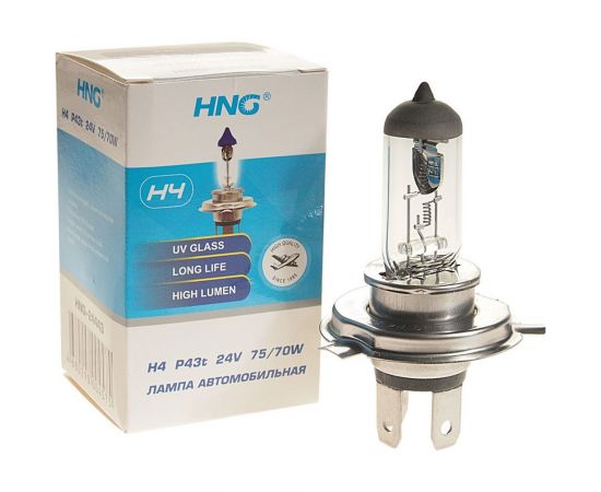 Автолампа HNG H4 75/70 P43t 24V HNG-24443 