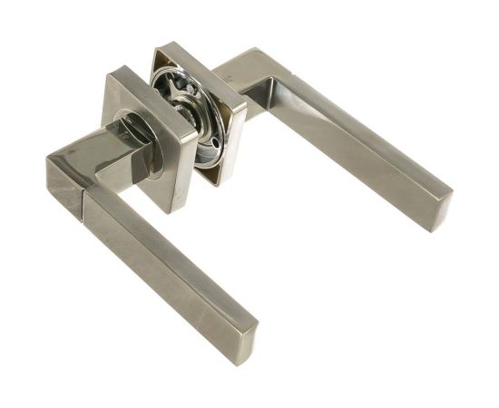 Дверная ручка на квадратной розетке Милан РЕНЦ DH 51-02 SC/CP 