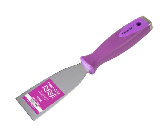 Твердый шпатель для всех видов шпатлёвок и смесей Ocean Color 50 мм 522050 