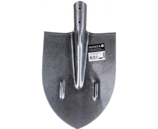 Штыковая усиленная лопата Гранит 0.7 кг, рельсовая сталь K2 