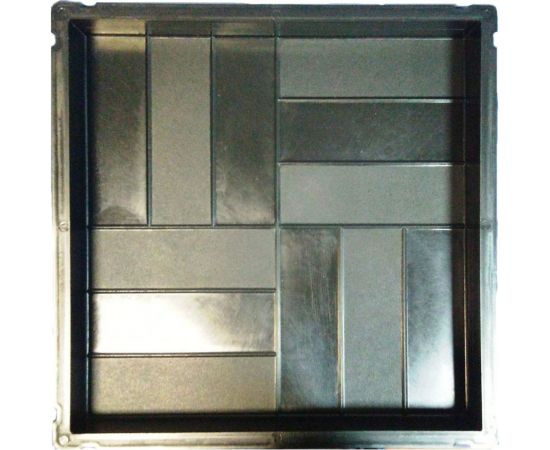 Форма для тротуарной плитки Формыпласт 12 кирпичей 728 