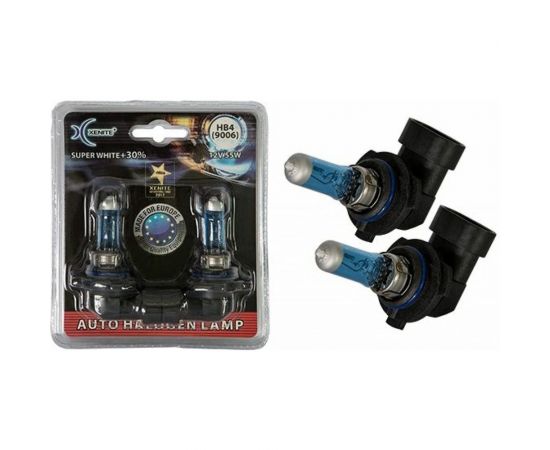 Автомобильная лампа XENITE SUPER WHITE HB4/9006, P22d, 12 В, 2 шт. 1007041 