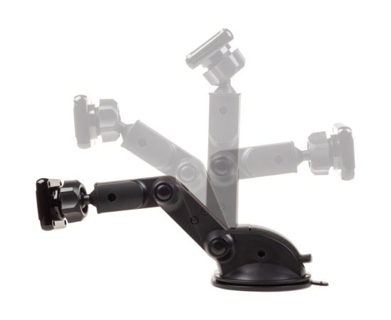 Магнитный держатель телефона на присоске SKYWAY жесткая ножка, черный S00301032 