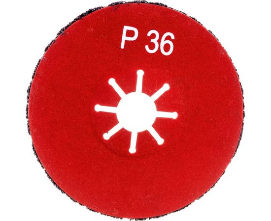 Диск шлифовальный фибровый полужесткий 125х22.3 мм, Р36 S.E.B. 508AK-125P36 