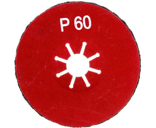 Диск шлифовальный фибровый полужесткий 125х22.3 мм, Р60 S.E.B. 508AK-125P60 