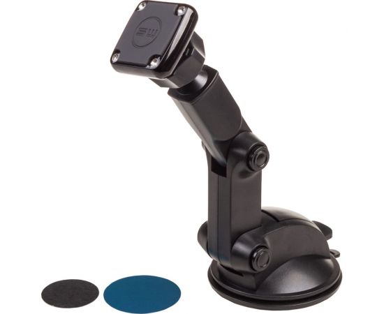 Магнитный держатель телефона на присоске SKYWAY жесткая ножка, черный S00301032 – изображение 2