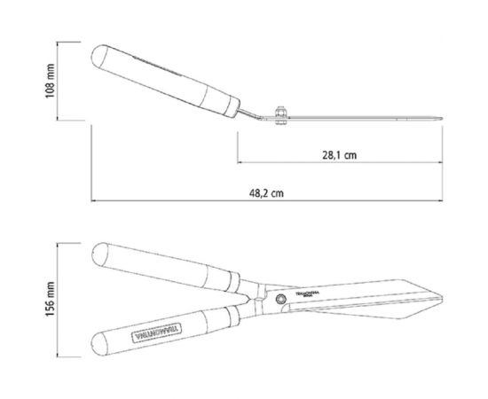 Ножницы для травы и живой изгороди с деревянными ручками TRAMONTINA 78331125 Б0056487 – изображение 2
