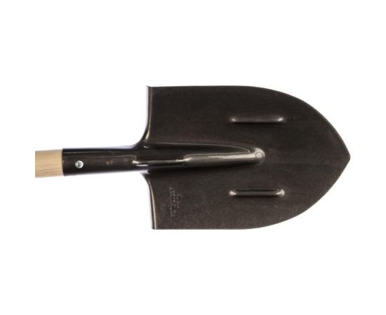 Штыковая усиленная лопата с черенком высшего сорта Гранит рельсовая сталь K2Ч – изображение 2