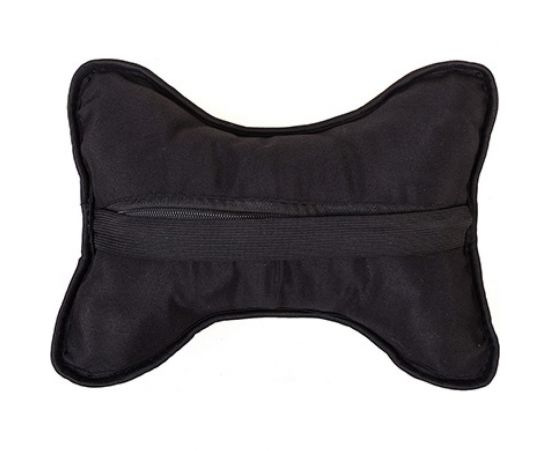 Подушка SKYWAY на подголовник EXPENSIV алькантара Черная S08003002 – изображение 2